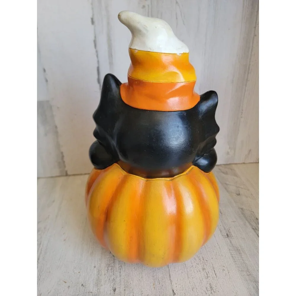Eerie Alley light up‎ cat pumpkin candy corn Halloween prop home decor
